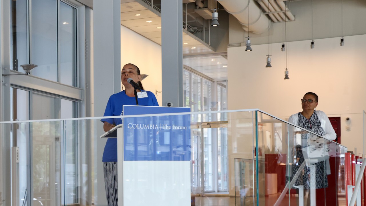 Marie Tel Dejo, Advancing the Community of Tomorrow. Marie Tel Dejo, Advancing the Community of Tomorrow. Photo by Bruce Gilbert