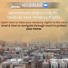 P.A.'L.A.N.T.E. Harlem The flyer for a Pa'Lante Harlem webinar on tenancy rights.